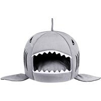 Maiduo Funny Shark Shaped Pet House Soft Pet Dog Bed