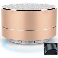 2019 Best Selling Metal FM LED Wireless Portable Mini bluetooth Speaker