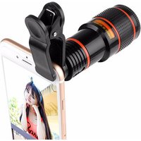 Universal 12X Zoom Optical Phone Telescope Portable Mobile Telephoto Camera Lens For cell phone