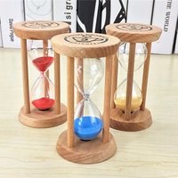 3 Minute Wooden Frame Timer Hourglass