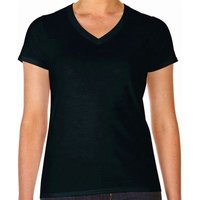V Neck Short Sleeve Plain T Shirt