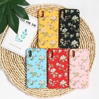 Fashion Vintage Floral Rose Flower TPU Silicone Frosted Matte Case for iPhone 6 6S 5 7 7Plus 8Plus X XR Xs Max Soft Cover