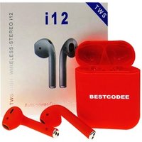 2019 Original i12 TWS 5.0 wireless earphone 1:1 Bluetooths 5.0 Wireless 3D Sound earphone wireless with Bluetrum chipset