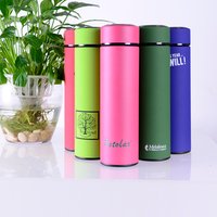double wall thermos bottle stainless steel infuser water bottle food grade