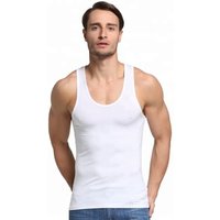 Alanshow 100% Cotton Rib Tank Top