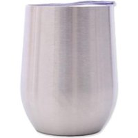 19oz Double Wall Vacuum Insulated Stainless Steel Wine Tumbler with Lid