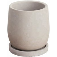 Cement concrete flower pot flower vase planter for home deco