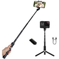 Selfie stick tripod/Most Hot Sale Phone Selfie Stick With Bluetooth Remote Control Can Use As A Tripod For Phone And Camera.
