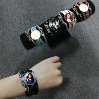 Sample Available Sublimation Blank Leather Bracelets jewelry 6 Colors Available