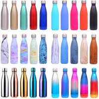 wholesale double wall stainless steel insulated thermos vacuum flasks custom water bottles with logo
