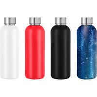 STOCK double wall stainless steel sport water bottle vacuum insulated stainless steel water drink bottle