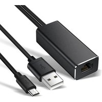 factory price Fire TV Stick Micro USB To RJ45 Ethernet Adapter With USB Power Supply Cable