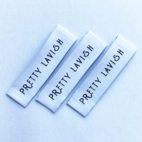 Satin Soft Care Woven Garment Label Ribbon Tag