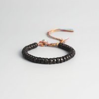 Handmade Friendship Buddhist Coconut Shell Knot Bracelets Prayer Tibetan Bracelet Om Mani Padme Hum Bracelet For Women Men