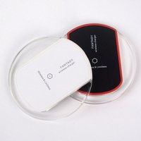 Crystal wireless charging pad, Qi fast wireless charger for iphone 8 8Plus SE X XS XR