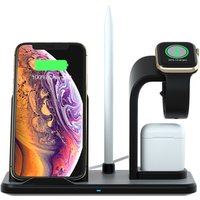 Fast charging foldable wireless 3 in 1 Qi Wireless Charging Stand for Apple Watch Charger Stand Charging Station