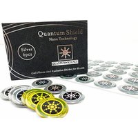 6 pcs/pack Gold Silver Anti-Radiation Mobile Phone Sticker