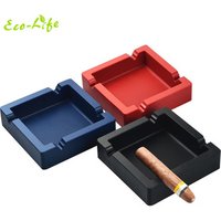 Unbreakable outdoor cigar silicone ashtray with custom logo