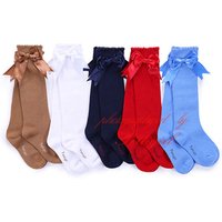 Cotton Socks Bow Detail – Five Colours