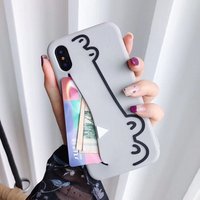 Custom Crocodile animal cartoon 3d silicone bumper mobile cell phone case for iphone 6/6plus/7plus/x/max cover with card holder