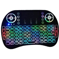 2019 New Portable Mini Keyboard Wireless i8 Air Mouse Blue tooth Touchpad Gaming i8 Backlight Keyboard