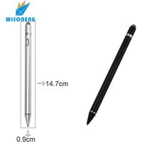 Rechargeable Active Stylus Pen Touch Screens capacitive Active Smart Digital Pen 1.45mm Fine Point Copper Tip Touch Stylus Metal