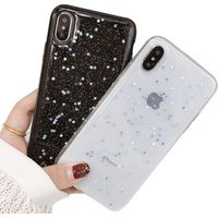 OTAO Glitter Shining Phone Case For iPhone XS MAX XR X 8 7 6S 6 Plus Luxury Love Heart Star Cover etui