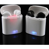 SAMTECH 2019 New Arrival TWS I7 BLUETOOTH Earbuds Wireless Earphone Headphone, Double Earphone with Charging Case for iPhone