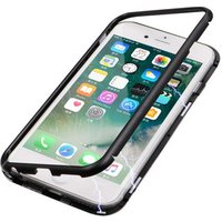 2019 Newest Ultra Slim Metal Frame Tempered Glass Cover Magnet Phone Case For iPhone XS XR 8 7 6