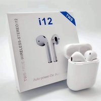 I12 TWS 2019 Hot Earphone Hands Free touch Control i12 earbuds bluetooths TWS for iphone X auto pairing wireless headphones i12