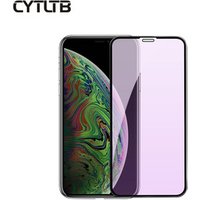 CYTLTB Anti Blue Light 10D Screen Protector For Iphone X XS MAX XR 10D Tempered Glass Screen Protector
