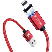 Free Shipping 3A Cable for iPhone Micro USB Type C FLOVEME LED Fast Charging Data Transmission Magnetic Phone Cable