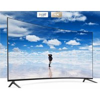 65 inch Super Slim 4K UHD Curved Smart TV with CPU A9/1G RAM and 8GB built in memory support H-264 Video Playing