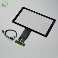 Customized 16:9 EXC80H83/EXC3189/ILI2511/ILI2510 15.6 Inch Industrial PCAP Capacitive Touch Screen Panel