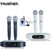 The Best Sale VHF Wireless Dual 2 Channels Handheld Mic Microphone