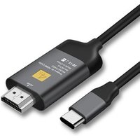 2019 wholesale price super speed2M 60Hz *4K USB 3.1 USB-C type c to hdmi adapter black Adapter Cable