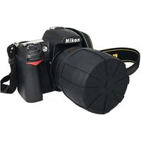 Custom Hot Sell Universal Waterproof Soft Silicone Camera Lens Cap Dustproof Lens Cover with Black Color