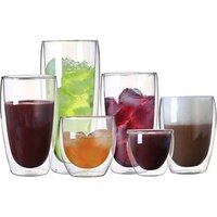 Borosilicate Insulated Double Wall Coffee Glass