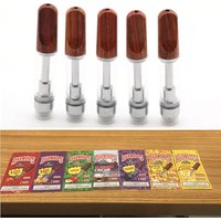 Dabwoods Cart Wood Vape Cartridges 1 Gram Ceramic Atomizer Glass Tank