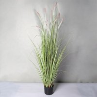 Artificial plant factory wholesale artificial Setaria viridis bonsai clothing store restaurant decoration green plant potted