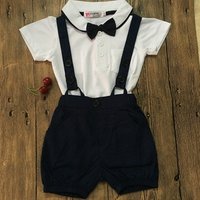 Summer Gentleman Two Piece Strap Suit
