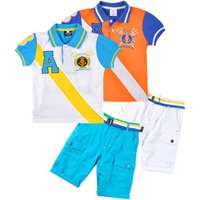 Summer Polo T Shirt Set Warm Weather