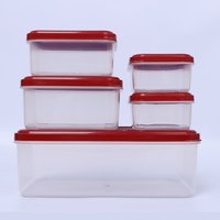 LULA 5 Piece Rectangular Food Storage Container Set
