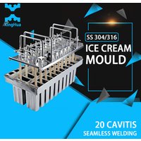 Industrial Stainless Steel 20 Cavity Ice Lolly Mould