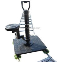 IDEAL 16 wheels With seat video shooting moving car camera tripod dolly track dolly Rail car