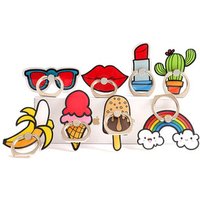 New fashion cell phone holder cartoon DIY phone ring wholesale creative mobile phone accessories
