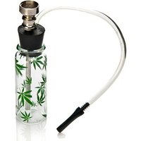 Mini Creative Glass Bottle Water Pipe Green Herb Portable Hookah Tobacco Shisha Weed Smoking Pipe