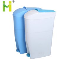 18l Kenya China lady female bathroom napkin pad disposal pedal plastic slim sanitary bin