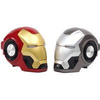 Wholesale Portable USB charging Iron Man Profile Car Speaker Mini Wireless Bluetooth Speaker