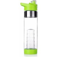 700ml bpa free plastic tritan water bottle with fruit infuser with sport lid